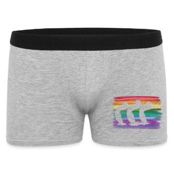 Artistic Swim Team Synchronschwimmen - Männer Boxer Shorts - Grau meliert - Vorne
