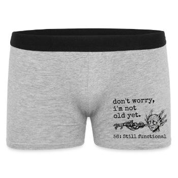 56th Anniversary - 56th Anniversary Humor Gift - Men's Boxer Shorts - heather grey - Front