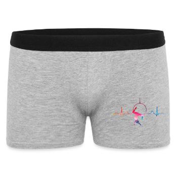 Aerialist Heartbeat Aerial Ring Lyra Air Ring - Men's Boxer Shorts - heather grey - Front