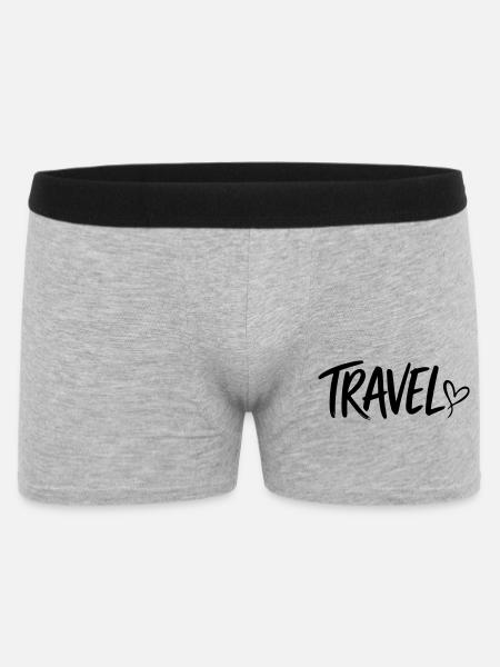 Voyager - Boxer Homme - gris chiné