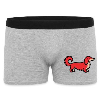 Irish Setter Retriever Red - Men's Boxer Shorts - heather grey - Front