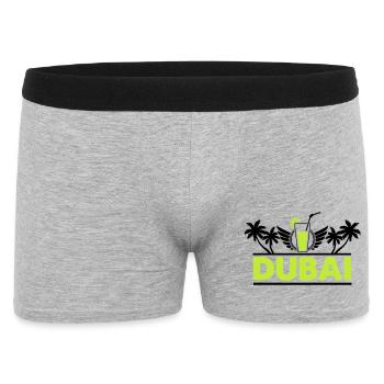 Logo néon de la boisson au citron vert de Dubaï - Boxer Homme - gris chiné - Devant