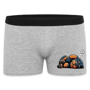 Rottweiler Rottweilerbesitzer Rottweilerliebhaber - Männer Boxer Shorts - Grau meliert - Vorne