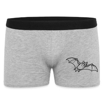 bat - Men's Boxer Shorts - heather grey - Front