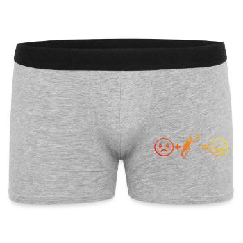 Idée cadeau pour un tennis avec tennis - Boxer Homme - gris chiné - Devant