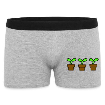 Jardin - Boxer Homme - gris chiné - Devant