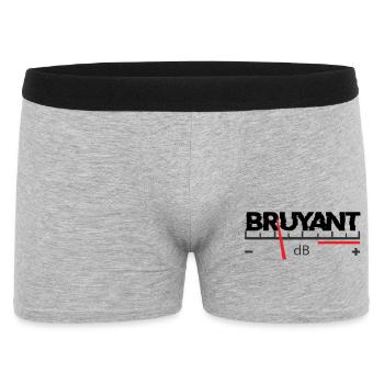 Noisy - Men's Boxer Shorts - heather grey - Front