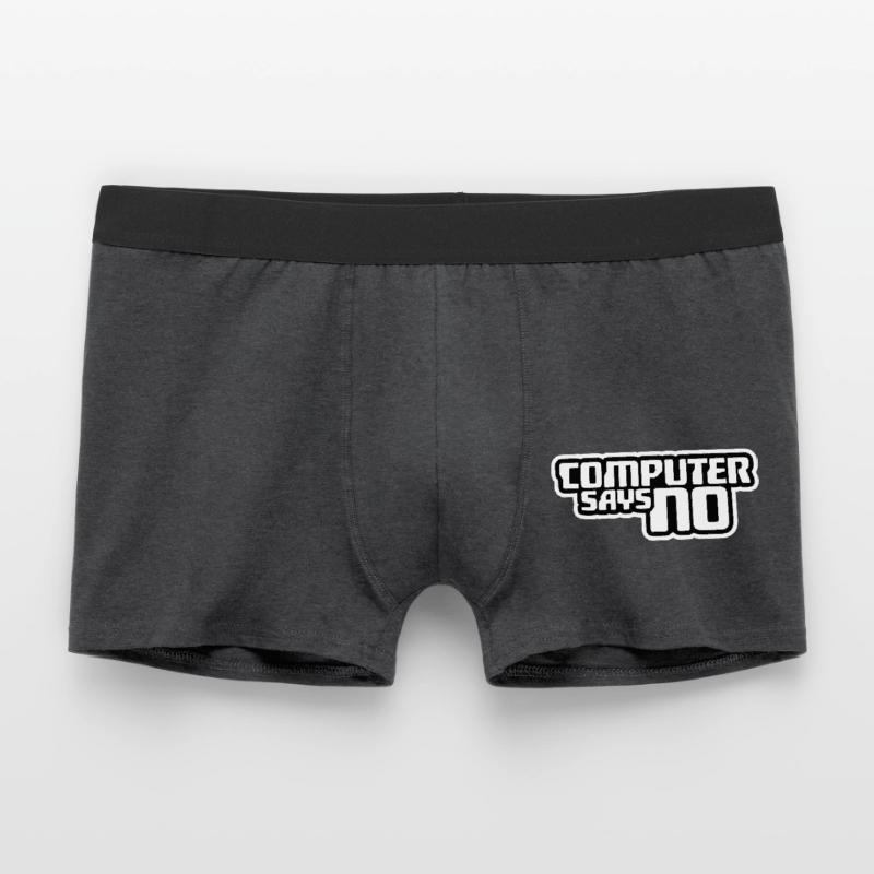 Computer Says No Lustig Programmierer Nerd Technik Männer Boxer Shorts