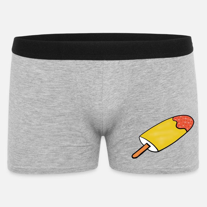 Eis Kinder Mädchen Jungen - Männer Boxer Shorts - Grau meliert