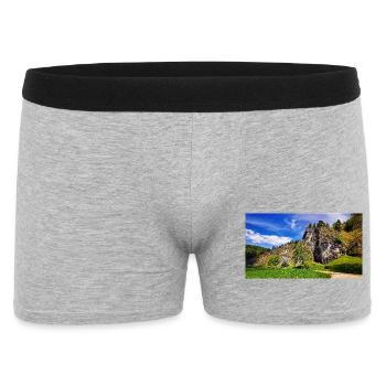 Visite de rêve le long du Black Laber, Haut-Palatinat - Boxer Homme - gris chiné - Devant