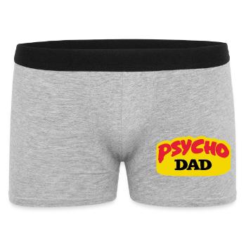 Psycho Dad - Al Bundy's Lieblingss 90's TV show - Men's Boxer Shorts - heather grey - Front