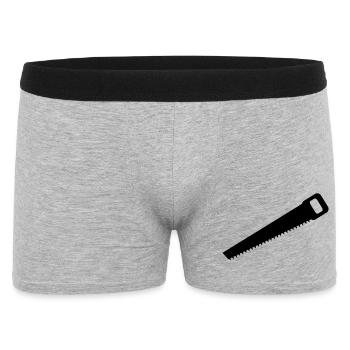 Scie à main - Boxer Homme - gris chiné - Devant