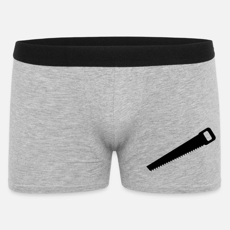 Scie à main - Boxer Homme - gris chiné