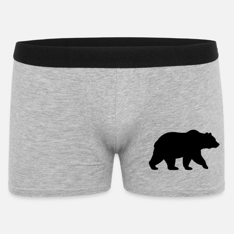 Baer - Boxer Homme - gris chiné