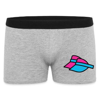 Visières Rétro des Sun Visors des années 90 - Boxer Homme - gris chiné - Devant