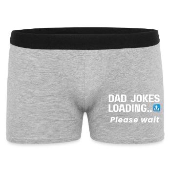 Blagues de papa Chargement, veuillez patienter t-shirt - Boxer Homme - gris chiné - Devant