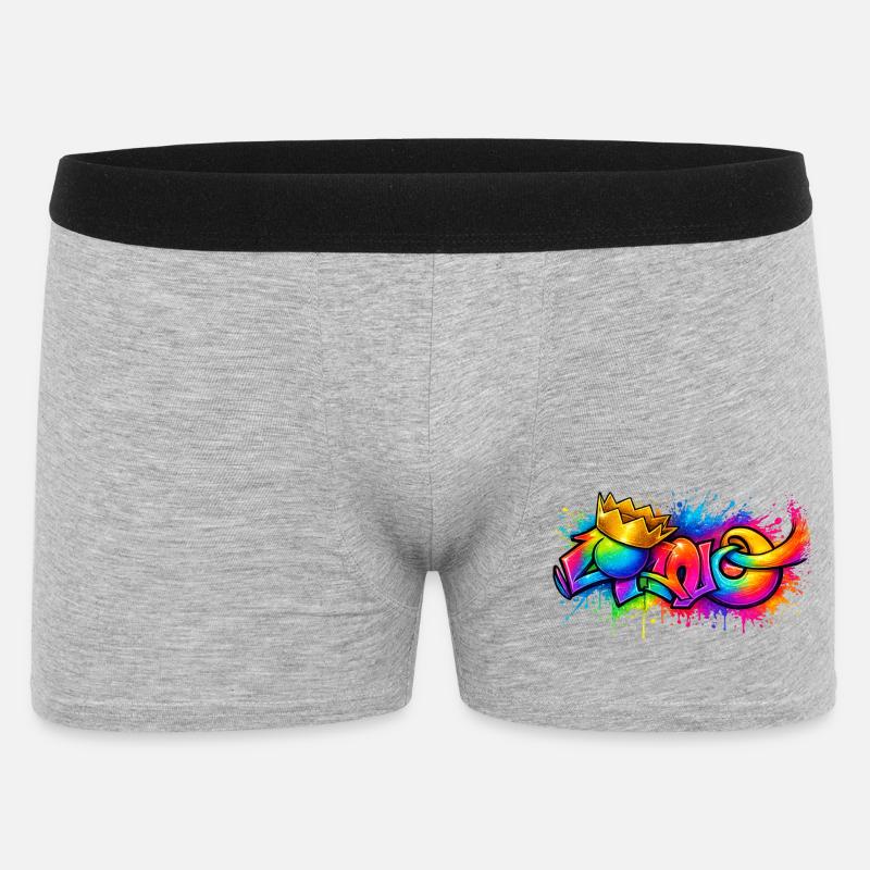 Cano - Männer Boxer Shorts - Grau meliert