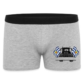 Zeeland_Tractor_Custom_Edition - Men's Boxer Shorts - heather grey - Front