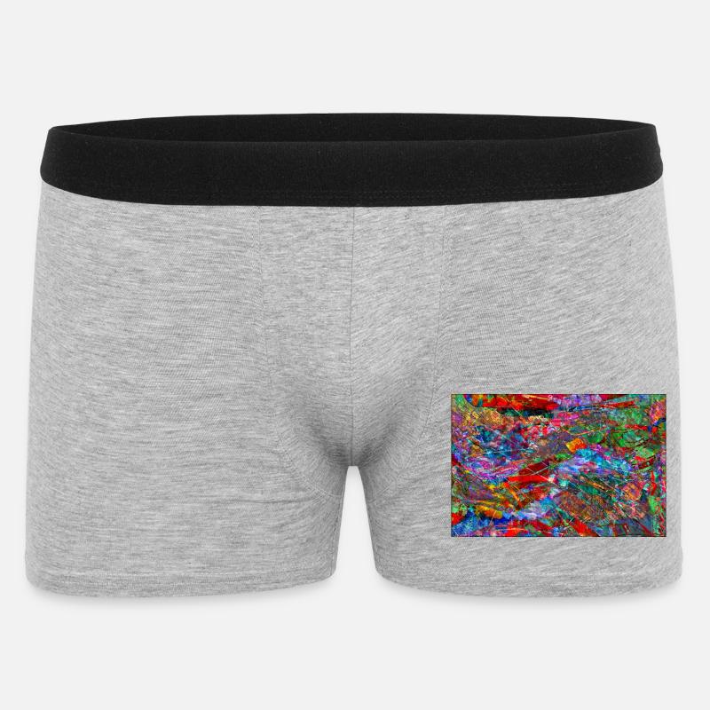 Dissonanz - Männer Boxer Shorts - Grau meliert