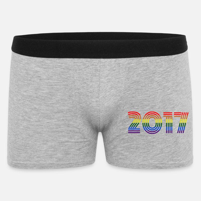 2017 - Men's Boxer Shorts - heather grey