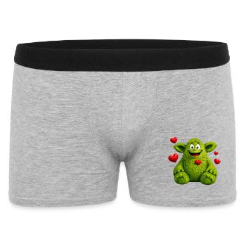 Monster - Men's Boxer Shorts - heather grey - Front