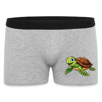 Bonne aventure de la Tortue - Boxer Homme - gris chiné - Devant
