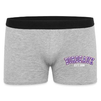Bordeaux Est. 1996 - Men's Boxer Shorts - heather grey - Front
