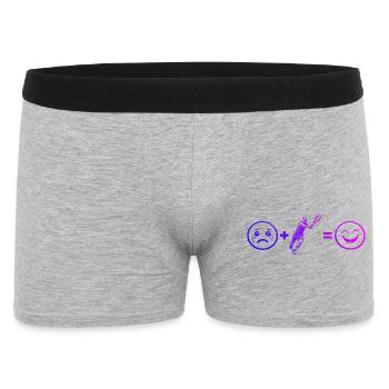 Idée cadeau pour un tennis avec tennis - Boxer Homme - gris chiné - Devant