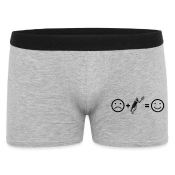 Idée cadeau pour un tennis avec tennis - Boxer Homme - gris chiné - Devant