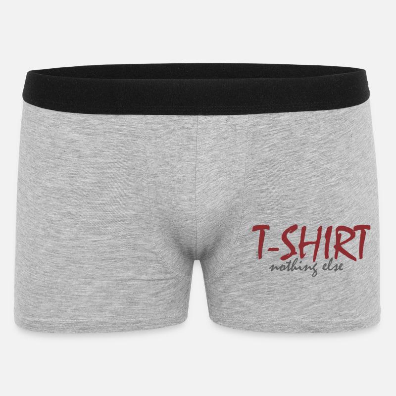 T‑Shirt nothing else - Männer Boxer Shorts - Grau meliert