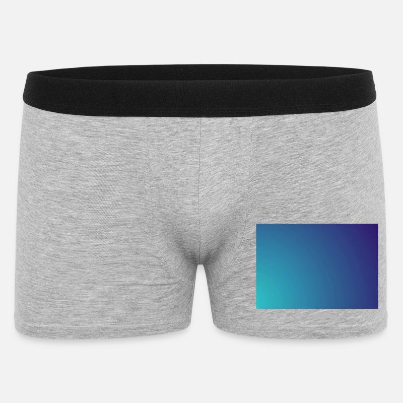 Circling cyan-violet gradient - Men's Boxer Shorts - heather grey