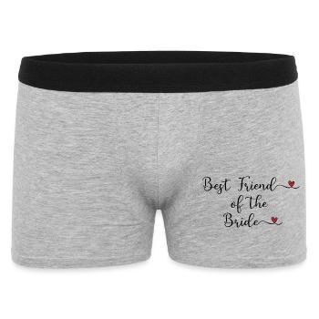 Meilleure amie de la mariée - Boxer Homme - gris chiné - Devant