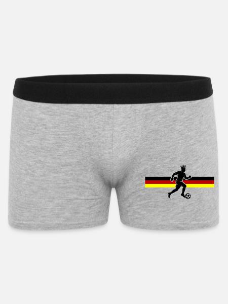Soccer Germany Soccer Flag - Men's Boxer Shorts - heather grey