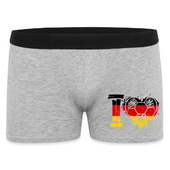 Germany Football Fan Outfit Vintage - Men's Boxer Shorts - heather grey - Front
