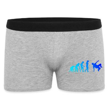 Gift Idea for a Hip Hop Dancer with Breaking - Men's Boxer Shorts - heather grey - Front