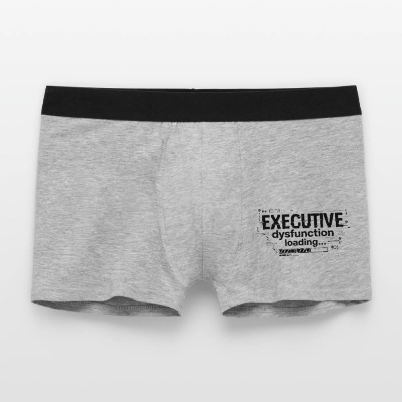 Executive Dysfunction Loading ADHD Humor Design Men's Boxer Shorts