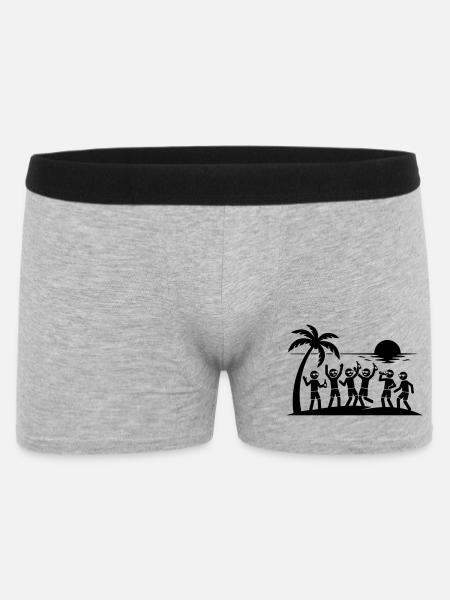 Holiday Party Beach Team - Men's Boxer Shorts - heather grey