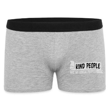 Les gens gentils sont mon genre de gentillesse - Boxer Homme - gris chiné - Devant