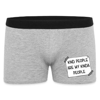 Les gens gentils sont mon genre de gentillesse - Boxer Homme - gris chiné - Devant