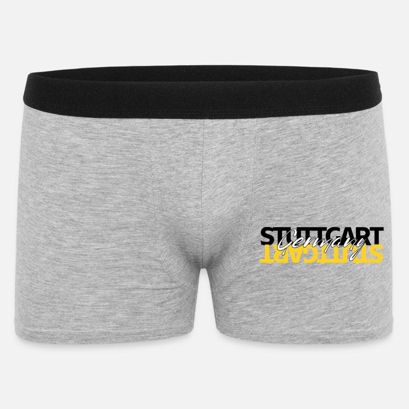 Stuttgart Germany - Männer Boxer Shorts - Grau meliert