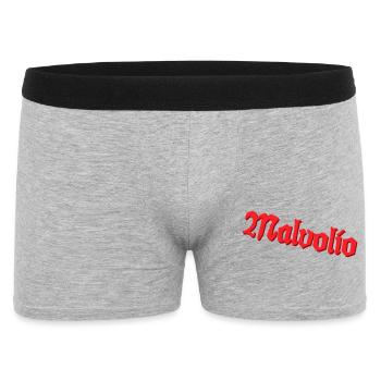 Malvolio - Männer Boxer Shorts - Grau meliert - Vorne
