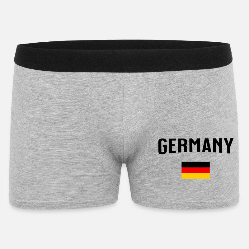 Germany - Männer Boxer Shorts - Grau meliert