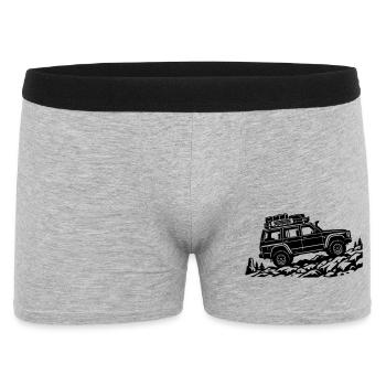 La puissance du sentier – tout-terrain - Boxer Homme - gris chiné - Devant