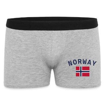 Norwegen - Männer Boxer Shorts - Grau meliert - Vorne