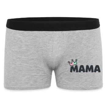 Mom Crown Queen Mother's Day Best Mom - Men's Boxer Shorts - heather grey - Front
