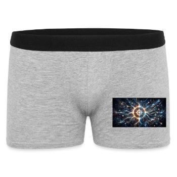 Cœur du réseau d’IA - Boxer Homme - gris chiné - Devant
