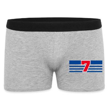 Numéro 7 France  - Boxer Homme - gris chiné - Devant
