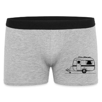 caravane - Boxer Homme - gris chiné - Devant
