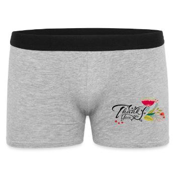 Danke merci - Boxer Homme - gris chiné - Devant