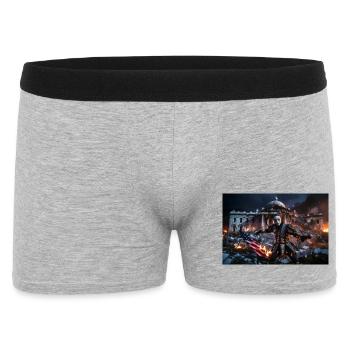 Bouffon danse - Boxer Homme - gris chiné - Devant